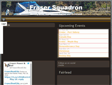 Tablet Screenshot of frasersquadron.ca